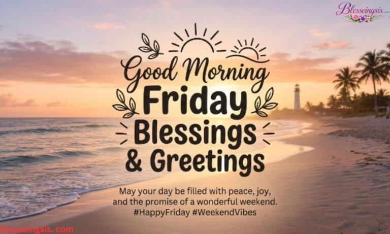 100+ Good Morning Friday Blessings, Greetings, and Messages for a Blessed Day