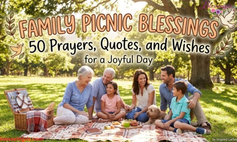 Family Picnic Blessings 50 Prayers, Quotes, and Wishes for a Joyful Day