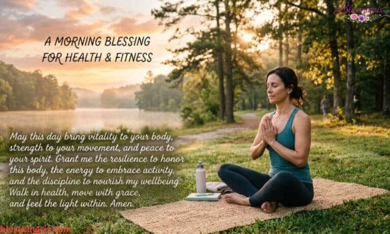 Morning Blessing for Health and Fitness