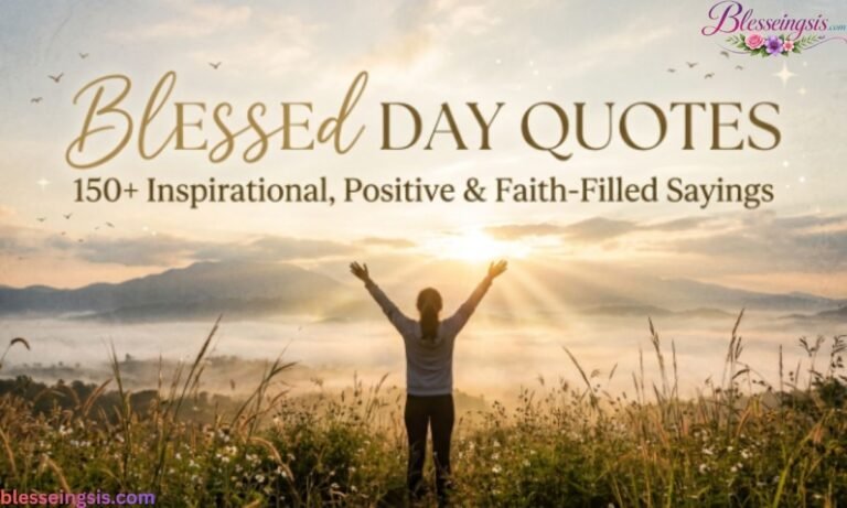 Blessed Day Quotes 150+ Inspirational, Positive & Faith-Filled Sayings