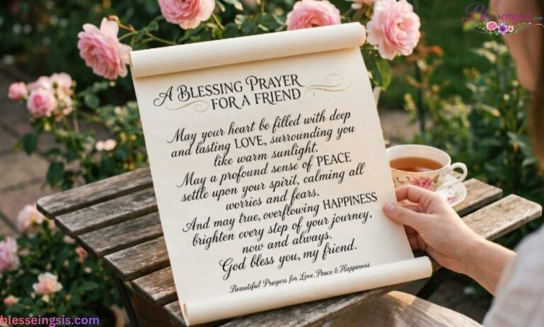 Blessing Prayer for a Friend Beautiful Prayers for Love, Peace & Happiness