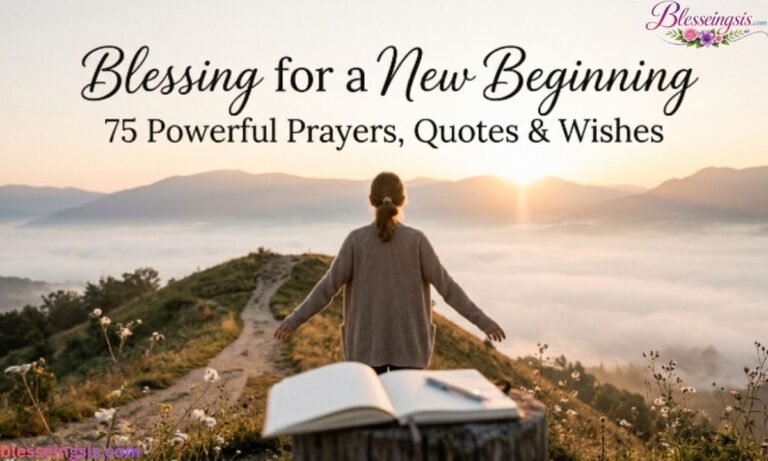 Blessing for a New Beginning 75 Powerful Prayers, Quotes & Wishes