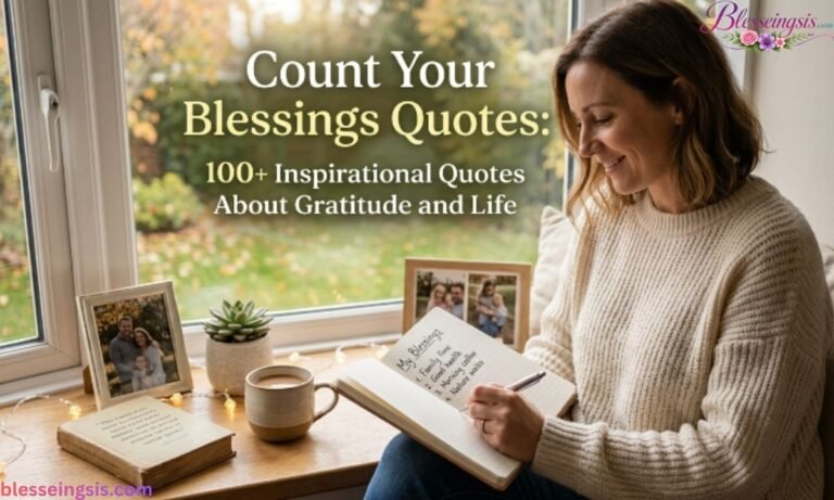Count Your Blessings Quotes 100+ Inspirational Quotes About Gratitude and Life