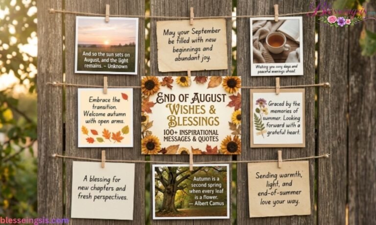 End of August Wishes 100+ Blessings, Quotes & Inspirational Messages