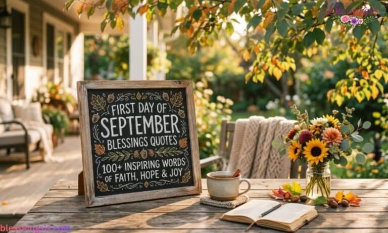 First Day of September Blessings Quotes 100+ Inspiring Words of Faith, Hope & Joy