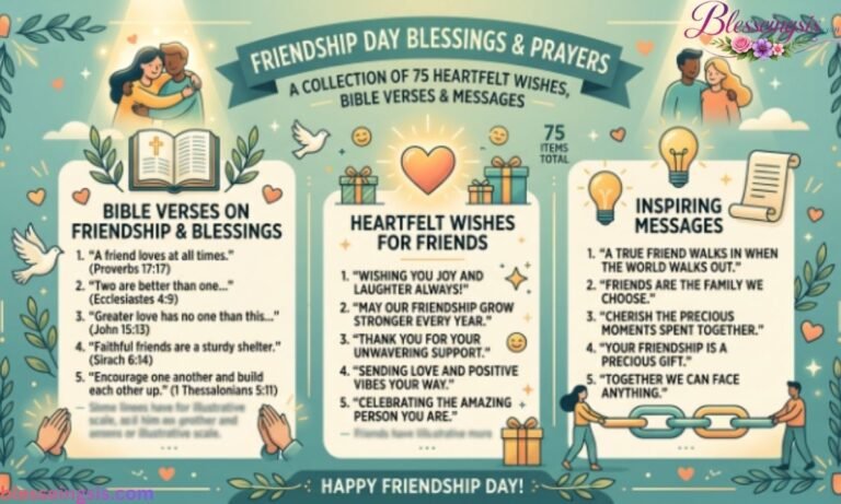 Friendship Day Blessings and Prayers 75 Heartfelt Wishes, Bible Verses & Messages