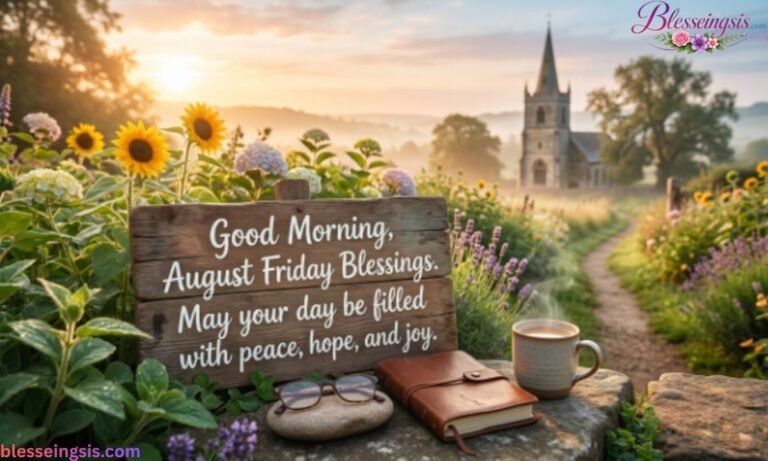 Good Morning August Friday Blessings 75 Prayers, Quotes, Wishes & Images