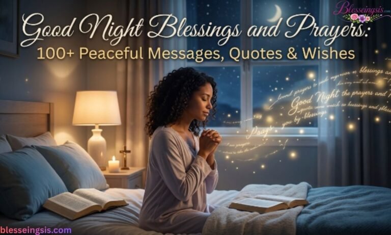 Good Night Blessings and Prayers 100+ Peaceful Messages, Quotes & Wishes