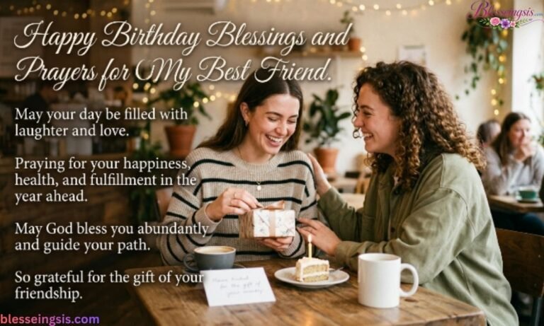 Happy Birthday Blessings and Prayers for My Best Friend