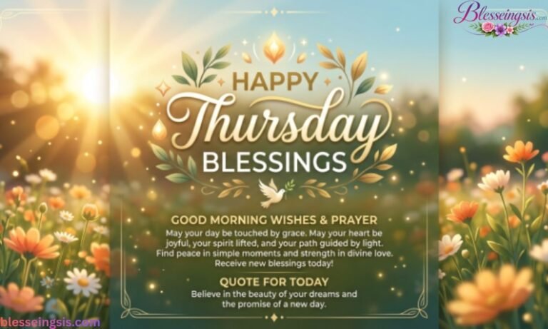 Happy Thursday Blessings Good Morning Wishes, Prayers & Quotes