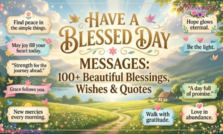 Have a Blessed Day Messages 100+ Beautiful Blessings, Wishes & Quotes