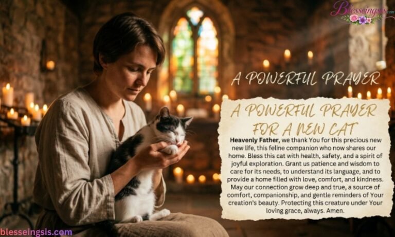 Powerful Prayer for a New Cat