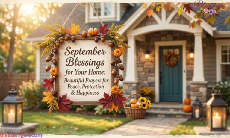 September Blessings for Your Home Beautiful Prayers for Peace, Protection & Happiness