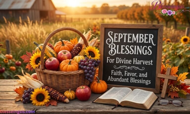 September Blessings for Divine Harvest Powerful Words of Faith, Favor and Abundant Blessings