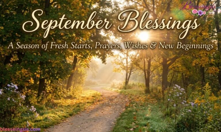 September Blessings for Fresh Starts Prayers, Wishes & New Beginnings