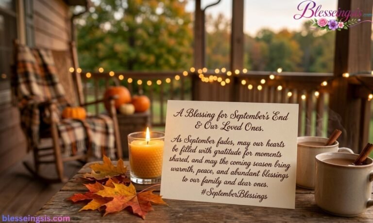 September End Blessings for Family and Loved Ones