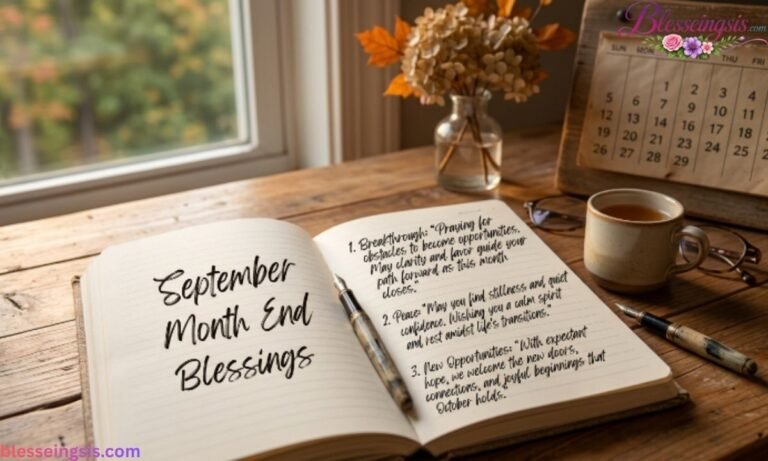 September Month End Blessings Inspiring Prayers for Breakthrough, Peace, and New Opportunities