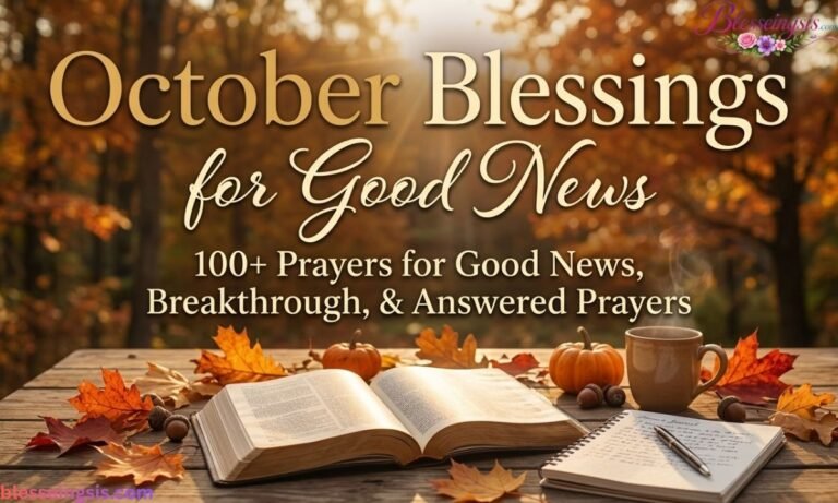 October Blessings for Good News: 100+ Prayers for Good News, Breakthrough, and Answered Prayers