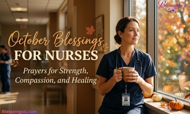 October Blessings for Nurses Prayers for Strength, Compassion, and Healing