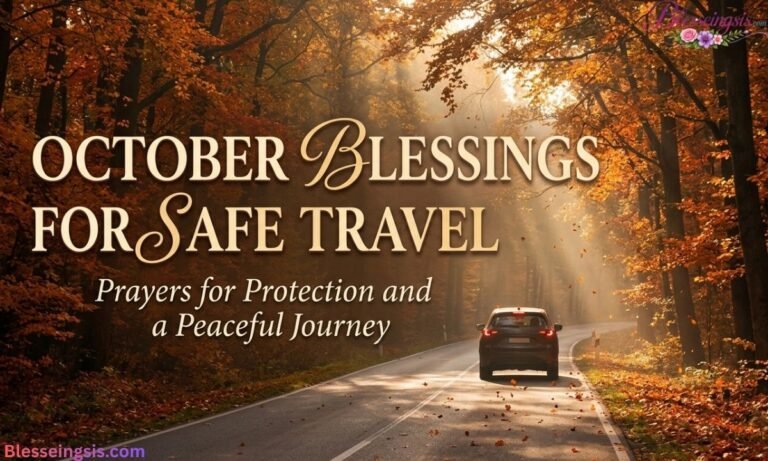 October Blessings for Safe Travel Prayers for Protection and a Peaceful Journey