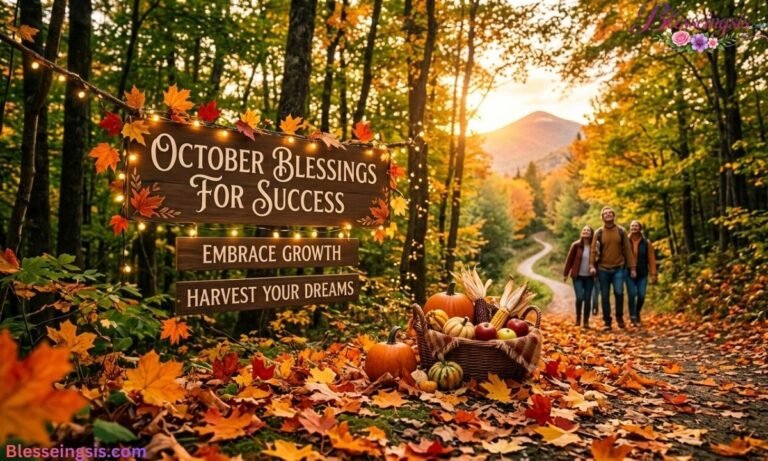 October Blessings for Success