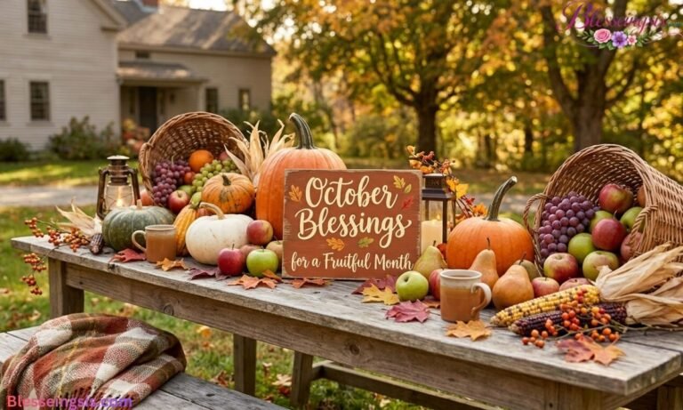 October Blessings for a Fruitful Month