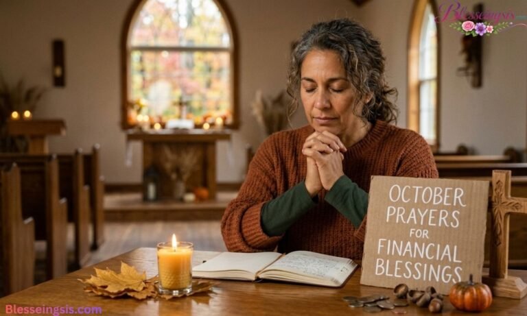 October Prayers for Financial Blessings
